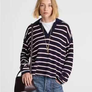 Madewell Women's Relaxed Stripe Polo